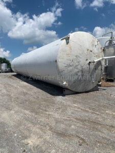 50,000 GALLON JACKETED VERTICAL SILO TYPE STORAGE TANK