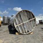 15,000 GALLON, STAINLESS STEEL JACKETED VERTICAL SILO TYPE STORAGE TANK