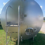 5,000 GALLON ALL STAINLESS STEEL JACKETED HORIZONTAL CYLINDRICAL STORAGE TANK
