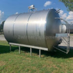 5,000 GALLON ALL STAINLESS STEEL JACKETED HORIZONTAL CYLINDRICAL STORAGE TANK